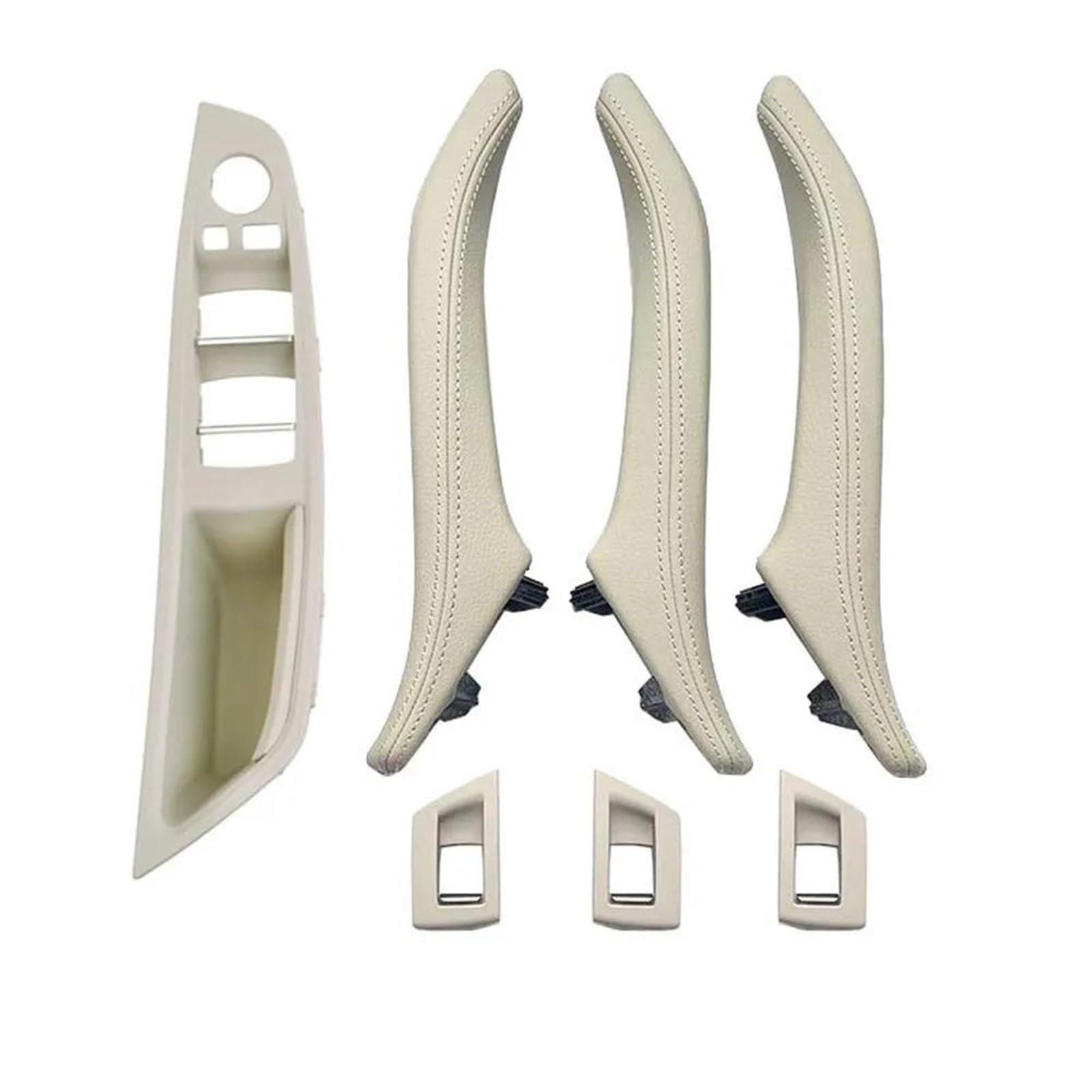 Rwrpqedexm Oyster Door Handle Interior For F10 F11 F18 2010-2017 520 523 525 528 530 Car Interior Door Handle Door Pull Handle