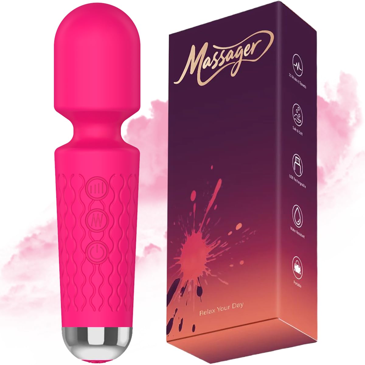 Amazon.com: Vibrator Wand Vibrator Vibrators for Woman Mini Vibrater  Vibrating Wand Massager Women Rose Adult Sex Toys for Women Sex Toys  Clitoral Vibrators Clitoral Stimulator Clit, 20 Modes 8 Speeds : Health