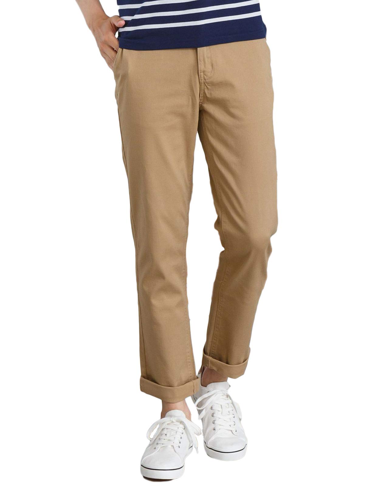 DOLCE & GABBANA ベージュ チノパン 54 ズボン　パンツ Amazon | メンズ チノパン 長ズボン ストレッチ パンツ ベージュ