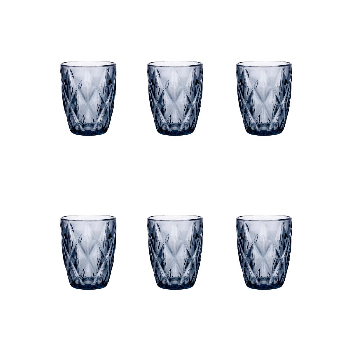 Quid Maia Set of 6 Glasses Under Glass 28cl Other Glass Suitable Refrigerator 100% Hygienic
