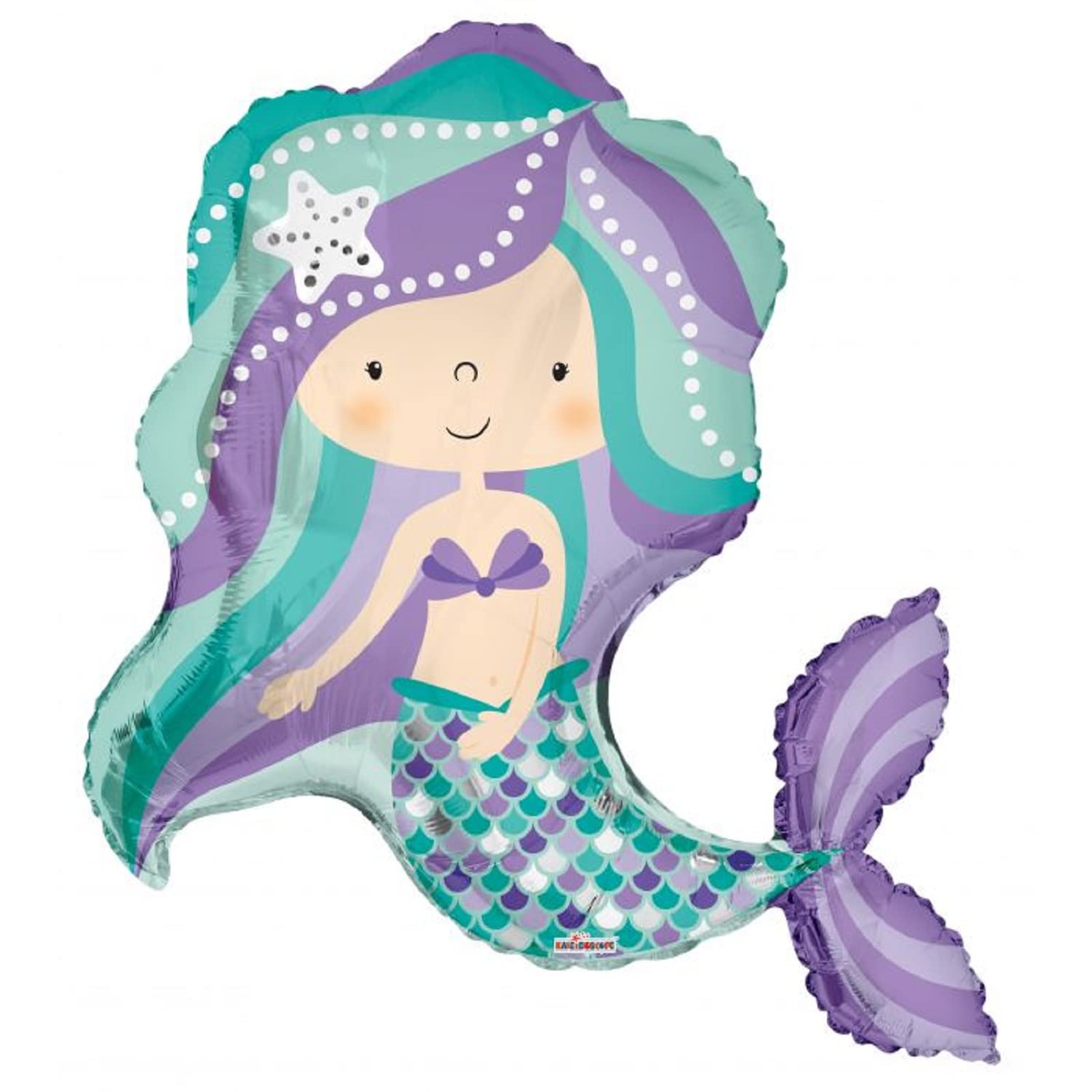 ConverUSAMermaid Mylar Balloon - 36 inch Mermaid Balloon