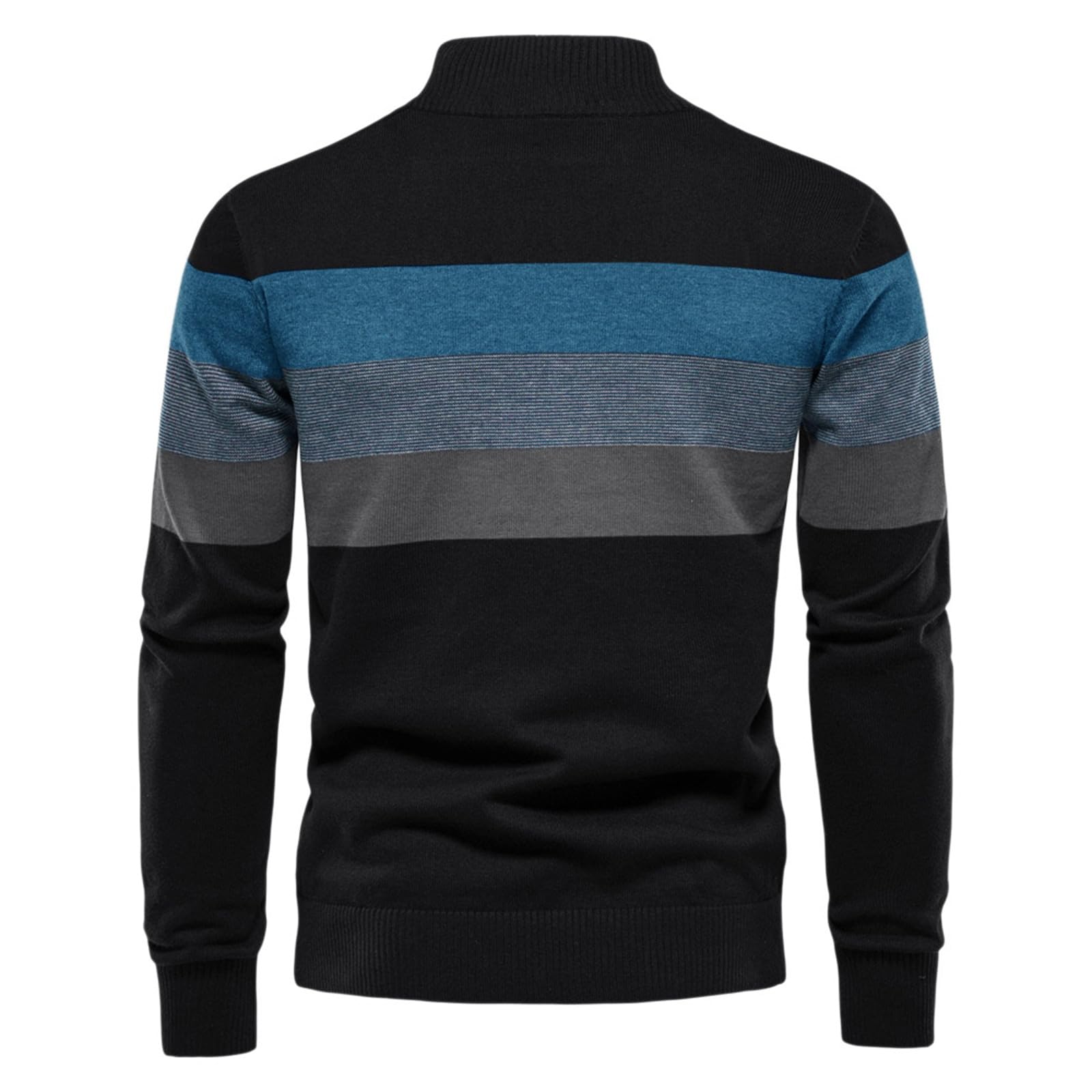 Genérico Jersey De Cuello Alto Hombre, Jersey Hombre Invierno Rebajas Manga Larga Color Sólido Invierno Otoño Slim Fit Cuello Alto Sudadera Otoño Básico Business Moda Suave Pulóver