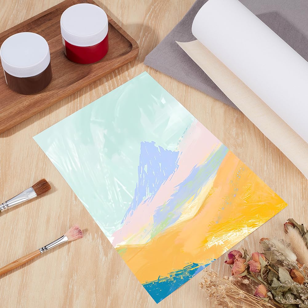 GORGECRAFT 5 m Lange Leinenleinwandrolle 28cm Breit Weißer Stoff Handgrundiert Mittlere Textur Geeignet Für Öl Und Acrylfarben Künstler Leinwandrollen Zum Malen Für DIY Kunstprojekte Bastelarbeiten
