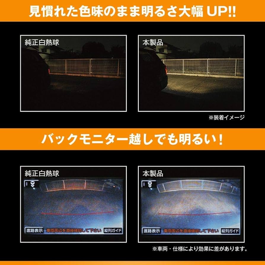 Amazon | カーメイト(CARMATE) GIGA 車用 LEDバックランプ 4000K