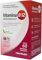 Maxinutri Vitamina B12 Comprimidos Mastigáveis (60 Comp) Único