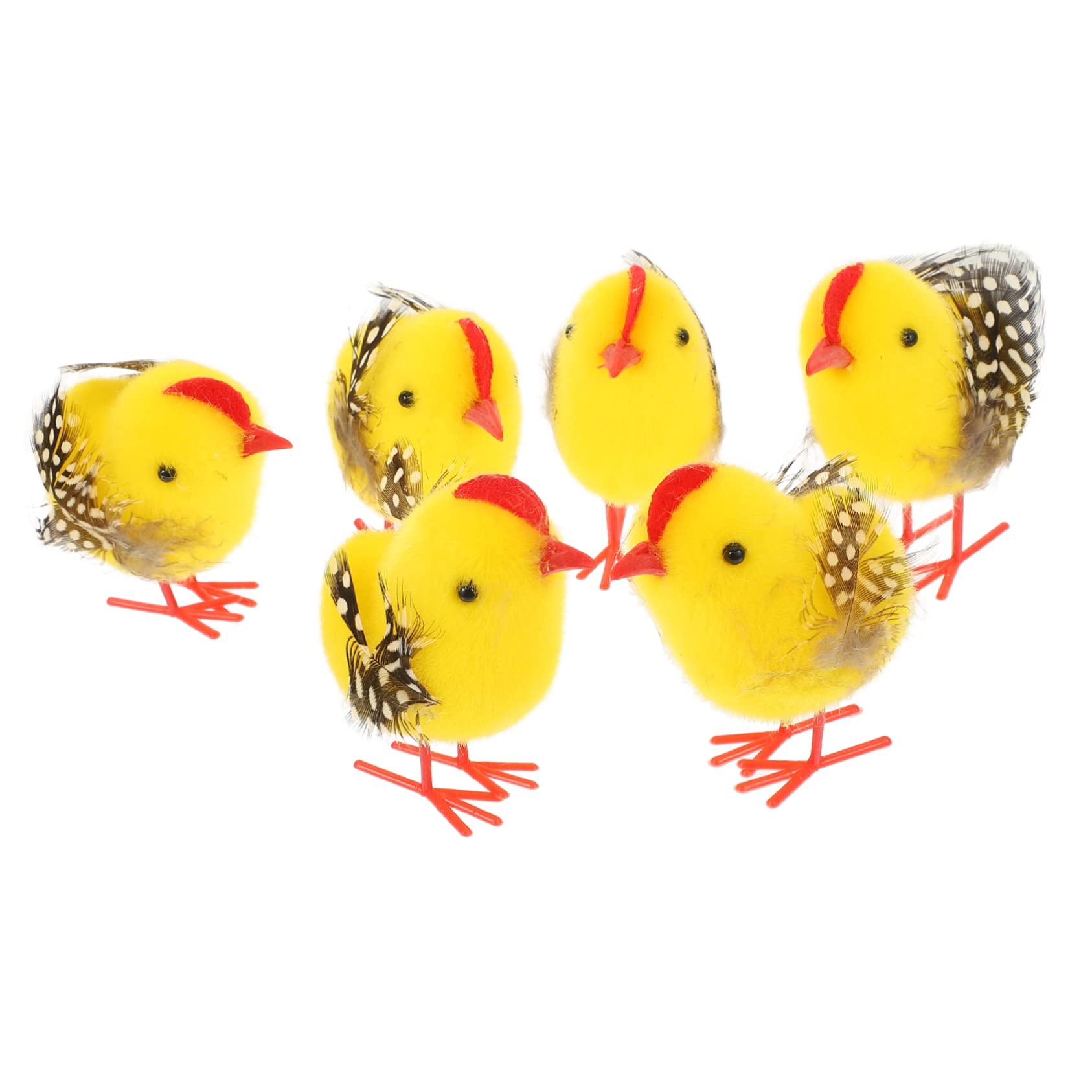 STOBAZA 24pezzi Decorazione Pasquale Figurine Plush Adorabili Per Scrivania e Decorazioni Per La Casa Per e