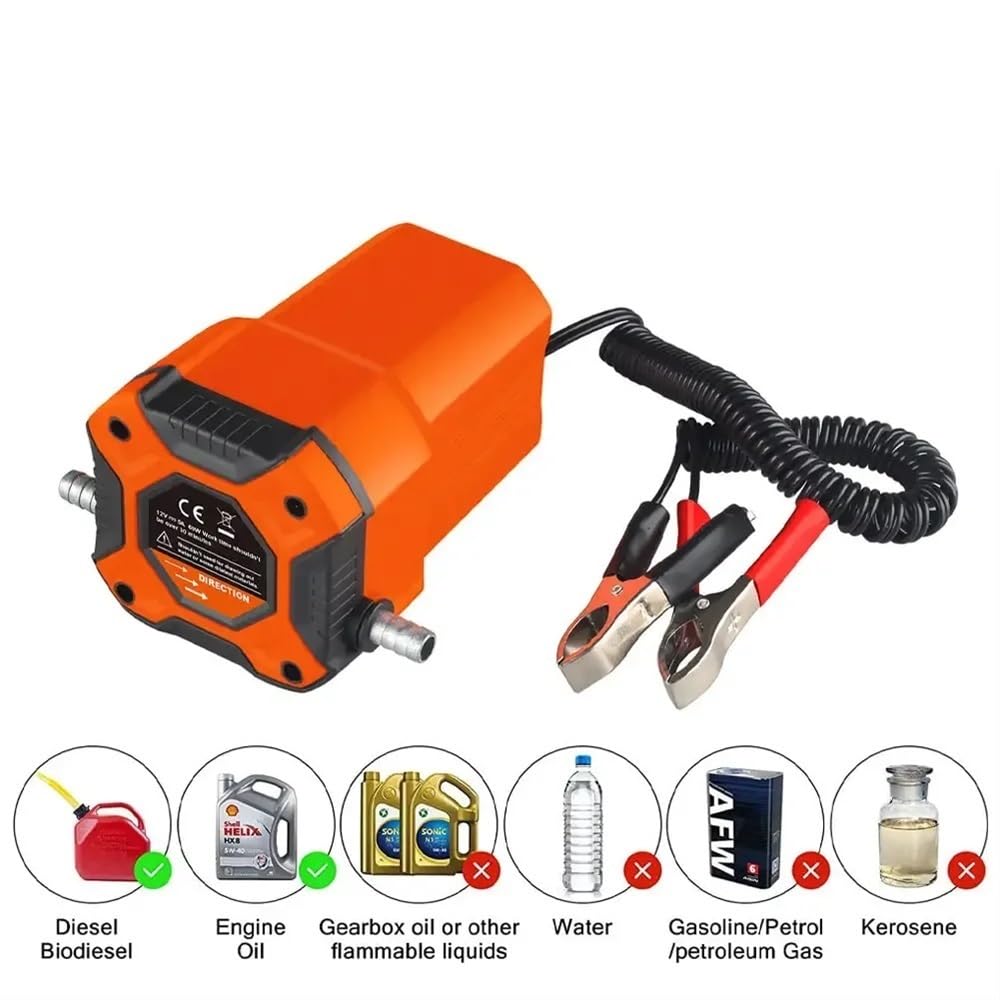 COMODO de succión de Aceite 60W 12V para Transferencia de Fluido del Motor de Barco Marino Compatible con el automóvil