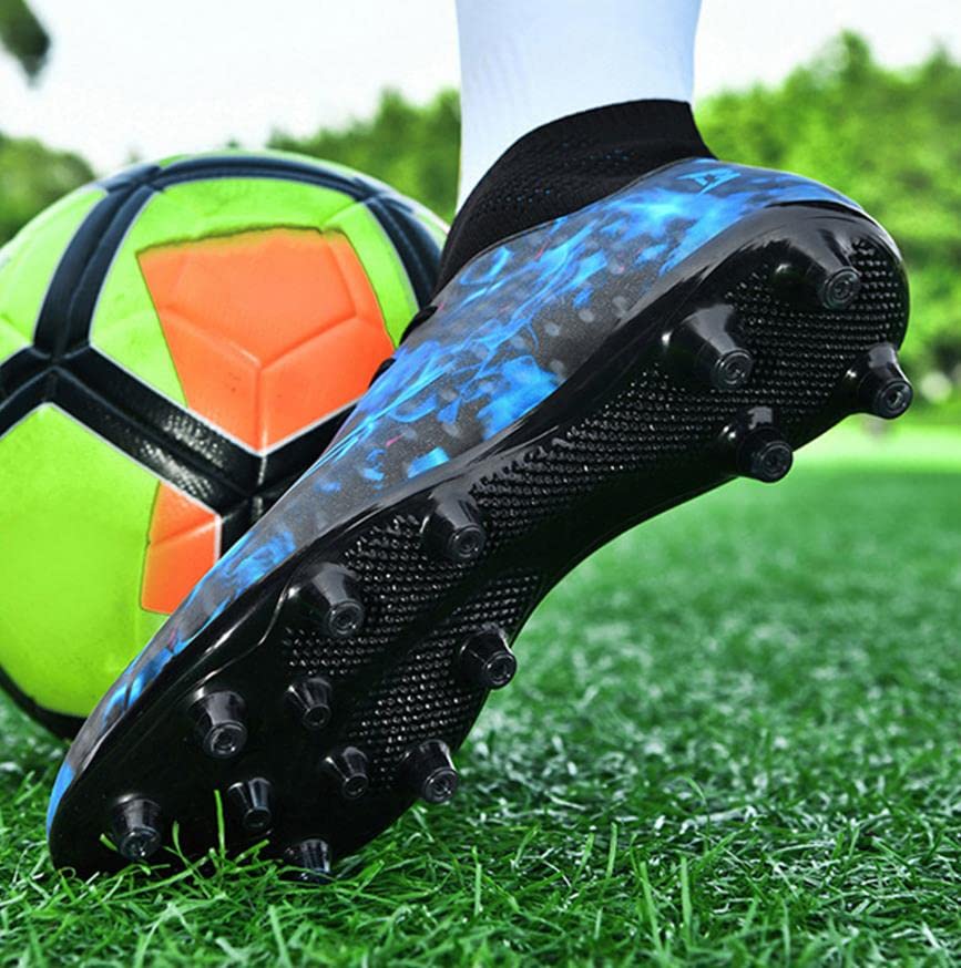 Hm Vicyy Voetbalschoenen Unisex-Volwassen Hoge Top Spike Voetbalschoenen Competitie Professionele Voetbalschoenen Sneakers Outdoor Atletiek Sport Training Schoenen Voor Heren/Vrouwen Jeugd - Image 4