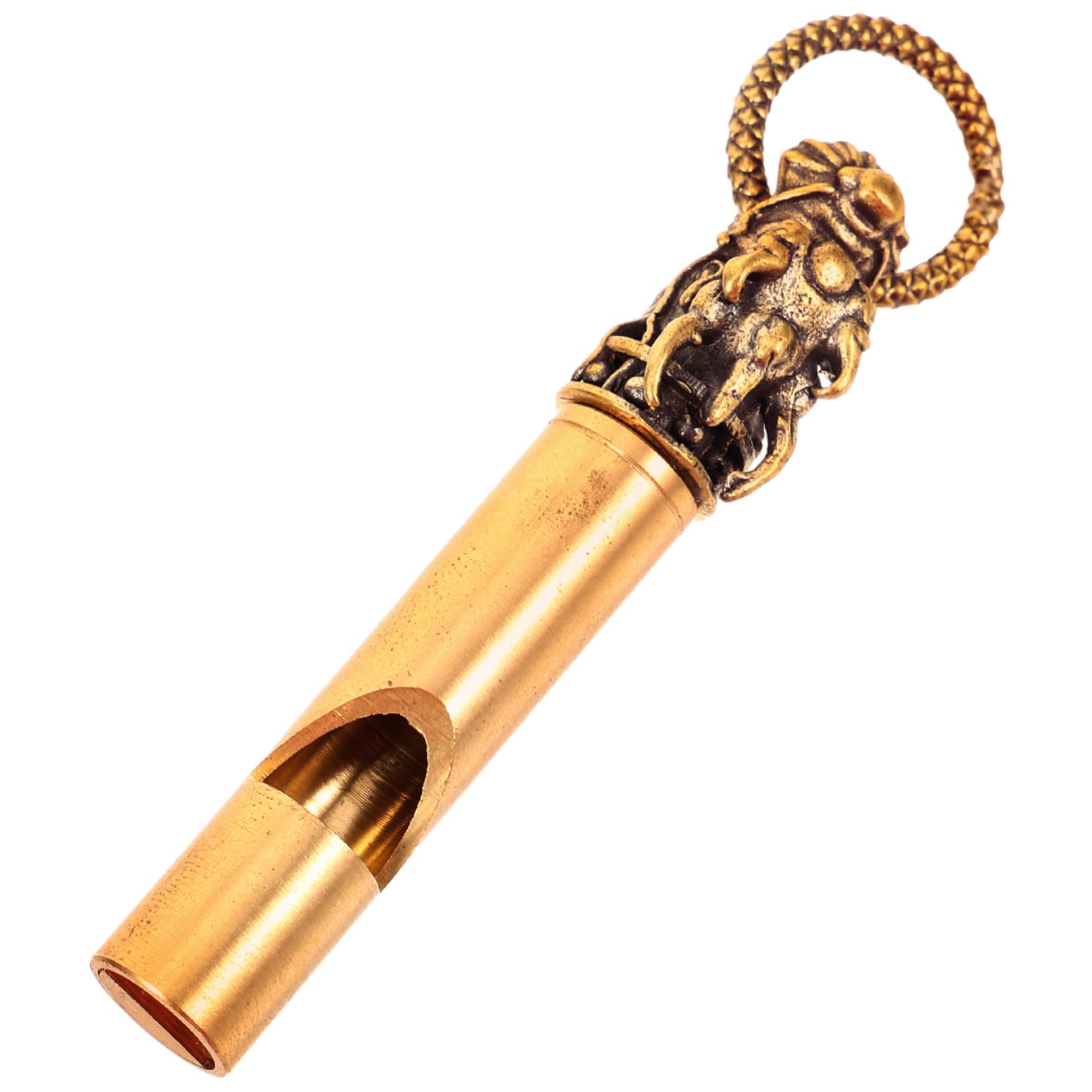 BCOATH Copper Whistle Keychain with Animal Shape, Portable Multi-use Emergency Whistle for Hiking and Outdoor Activities, Mini Lovely Design for Camping and Survival