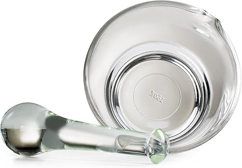 Miniatura 6 de Ultrassist Mortero de vidrio de 16oz y cuenco de mortero, amoladora y mezclador de medicina para farmacia o laboratorio de ciencias