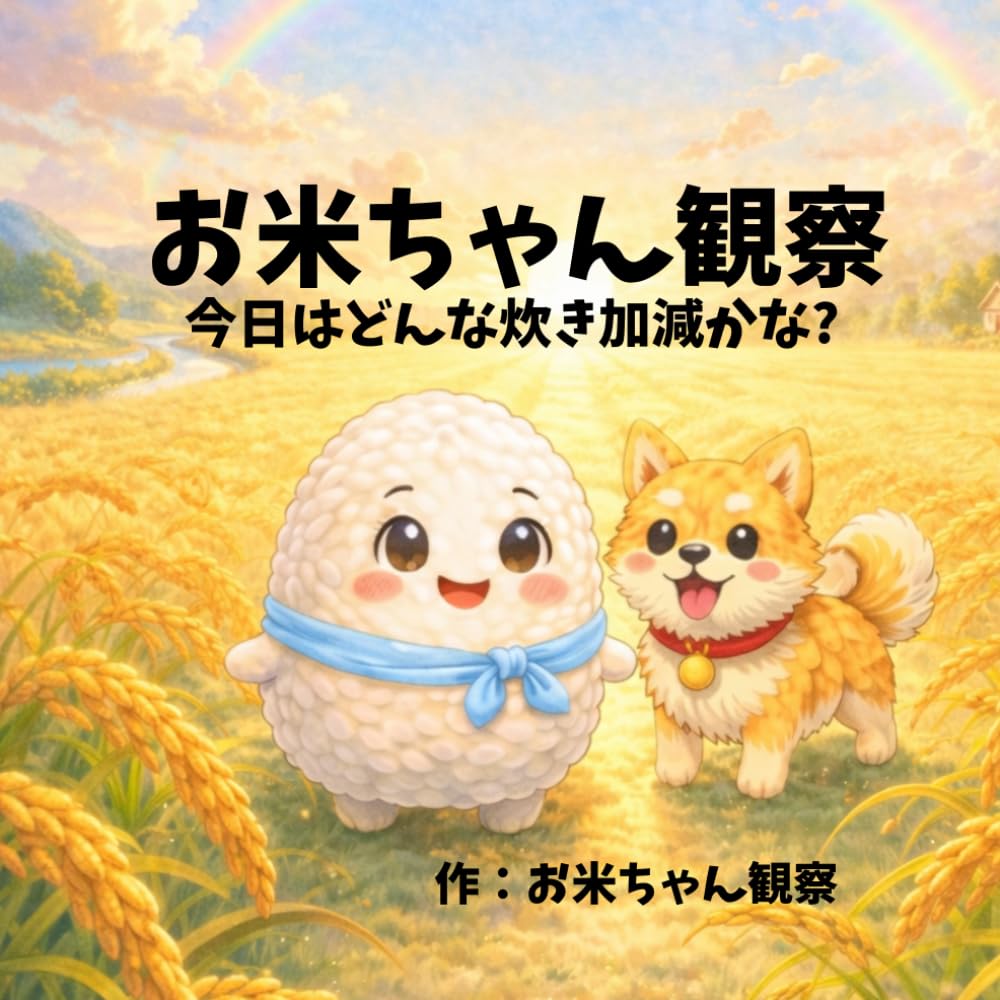 お米ちゃん観察: 今日はどんな炊き加減かな？