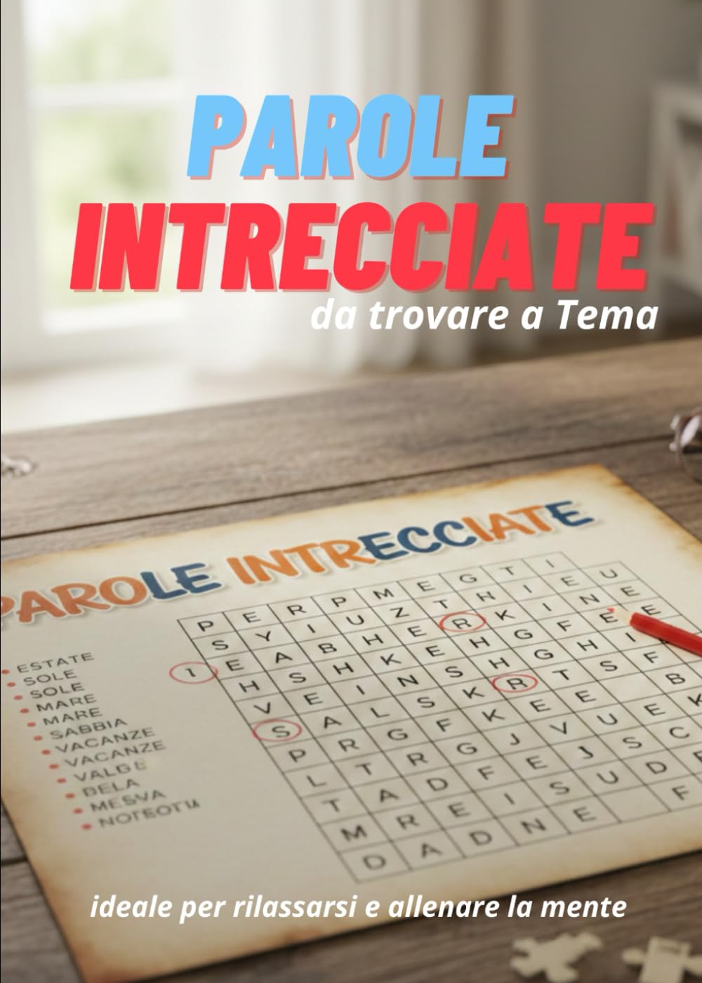 Crucipuzzle parole intrecciate: 1350 parole a tema da trovare
