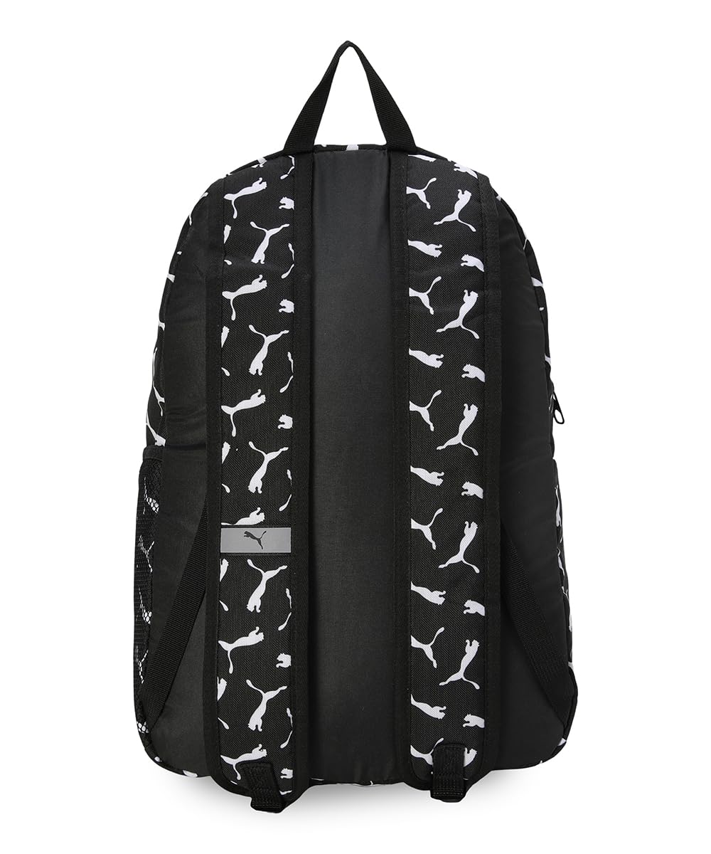PUMA PHASE AOP Backpack - Classic Unisex Backpacks, Black Logo-AOP, OSFA - 091169 - 5