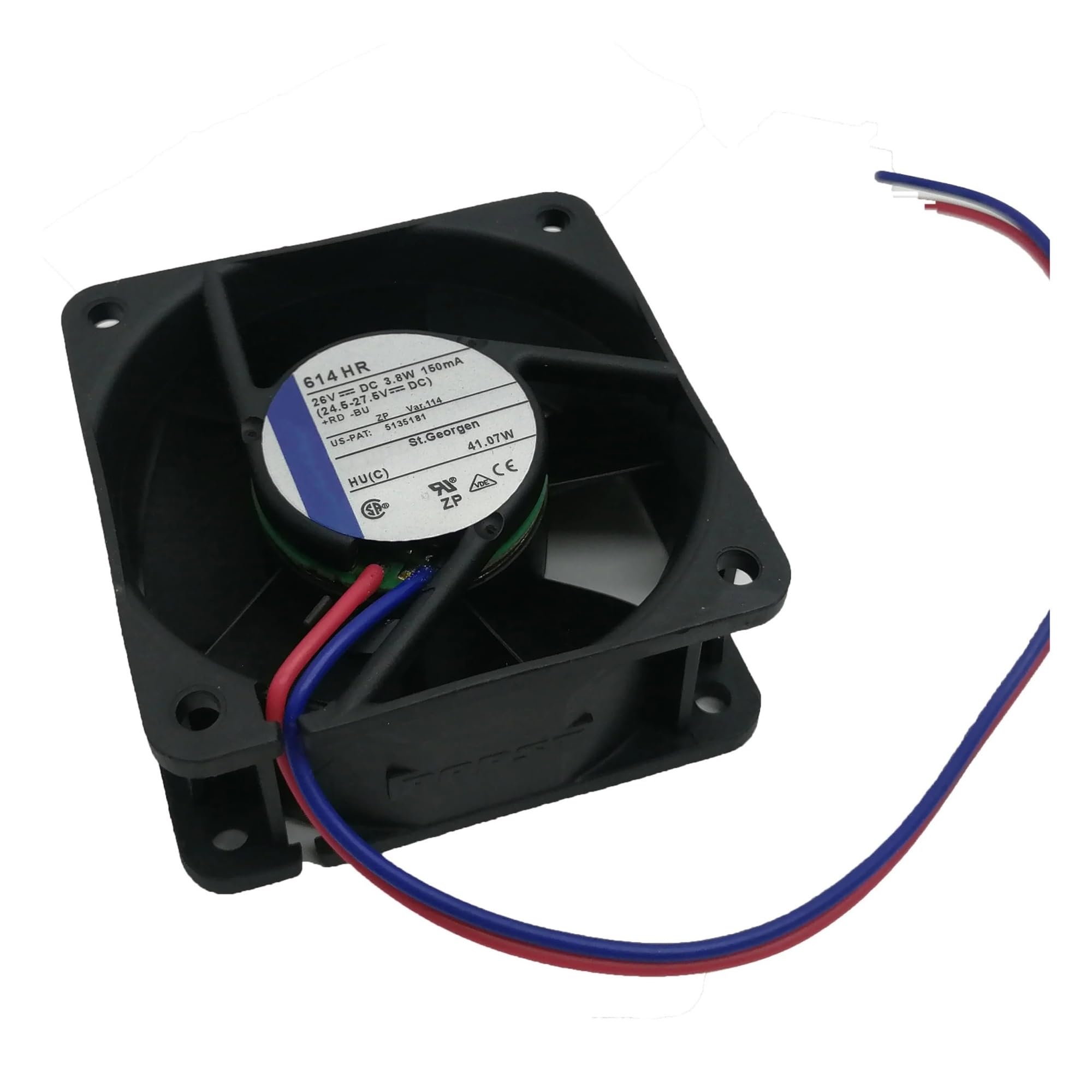 JEYPINDII 614HR 24VDC 150MA 3.8W Cooling Fan