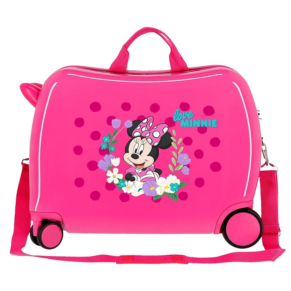 Disney Minnie Minnie Golden Days Maleta Infantil Rosa 50x38x20 cms Rígida ABS Cierre de combinación Lateral 38 1,8 kgs 4 Ruedas Equipaje de Mano