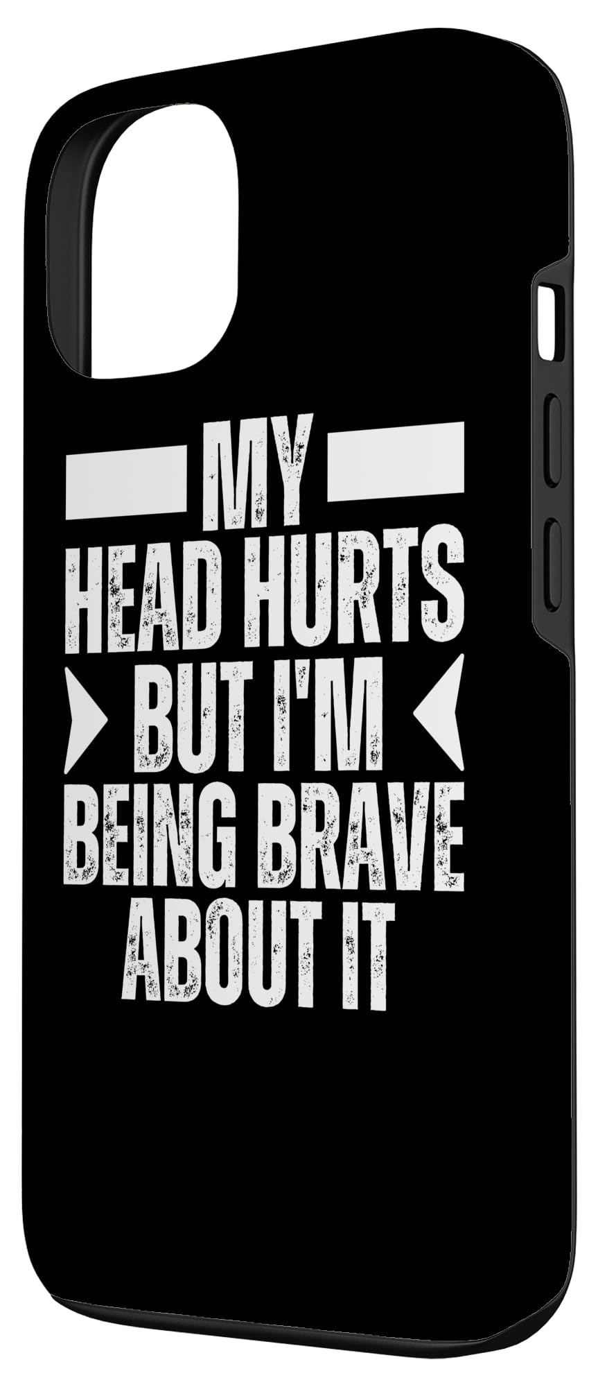My Head Hurts But I'm Being Brave About It Migraine Survivor Case for iPhone 13 - Image 2