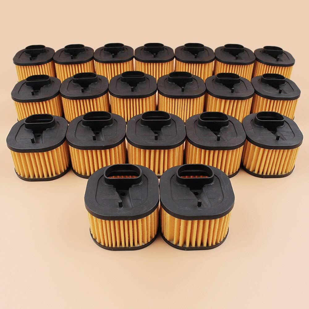 20 filtros de aire resistentes compatibles con Husq-varna 372 XP, 372XP Gasolina Motosierra (tipo cuadrado) piezas de motor de motosierra
