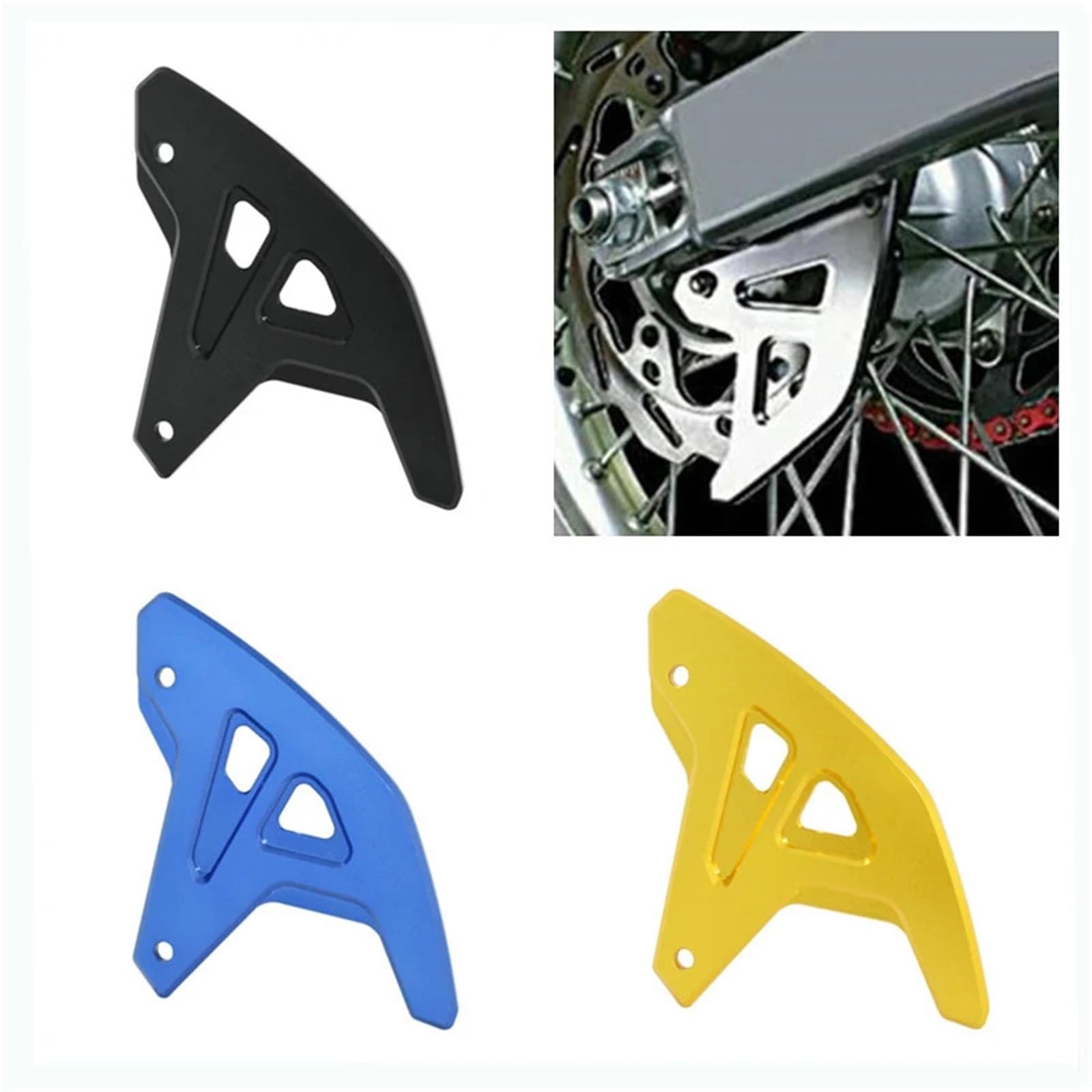 Pasuje do Suzuki RM125 RM250 RMZ250 RMZ450 DRZ400SM DRZ 400 SM RMX450Z Osłona tarczy hamulcowej tylnego zacisku Osłon Zacisku Hamulcowego(A)