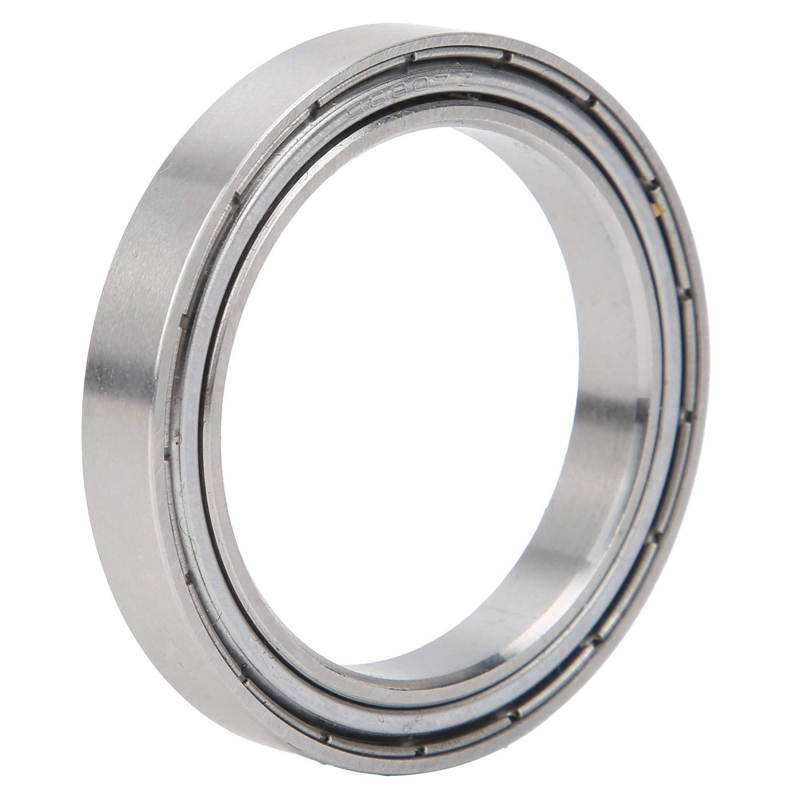 Rodamiento de husillo de acero inoxidable 440 S6807Z, rodamiento rígido de bolas para bomba de agua de motor, rodamiento de repuesto de bajo ruido y altas RPM con diámetro