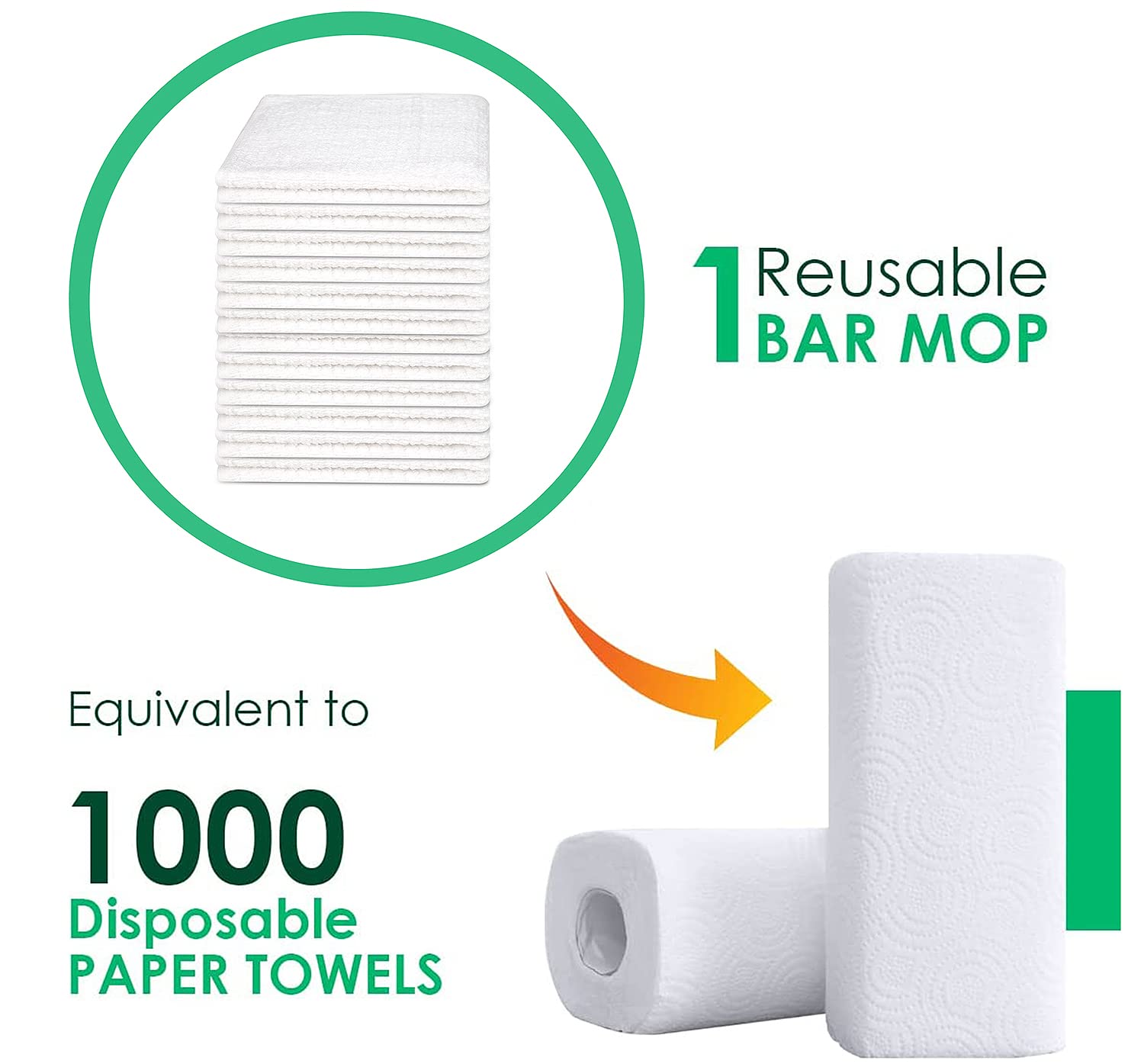 ZUPERIA Toallas de cocina para trapeador de bar, paquete de 12 toallas de trapeador de bar (16 x 19 pulgadas), toallas de cocina 100% algodón, paños de cocina y paños de cocina súper absorbentes,