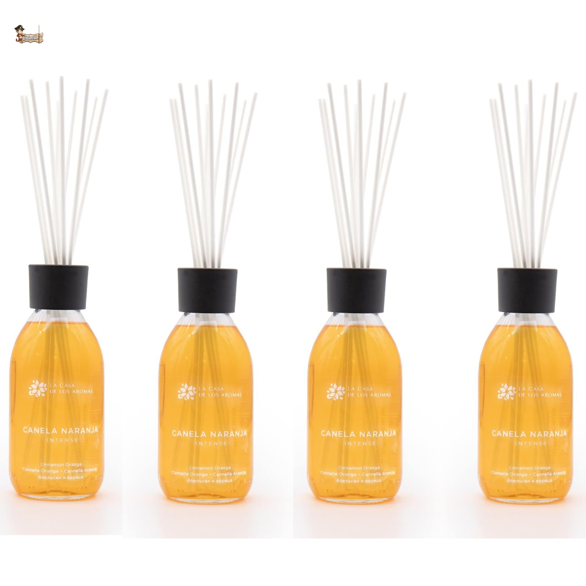 BricoLoco.com. Profumatore intenso arancione e cannella 245 ml più comodo e sicuro delle candele. Deodorante per casa, casa, camera. Mikado (4)