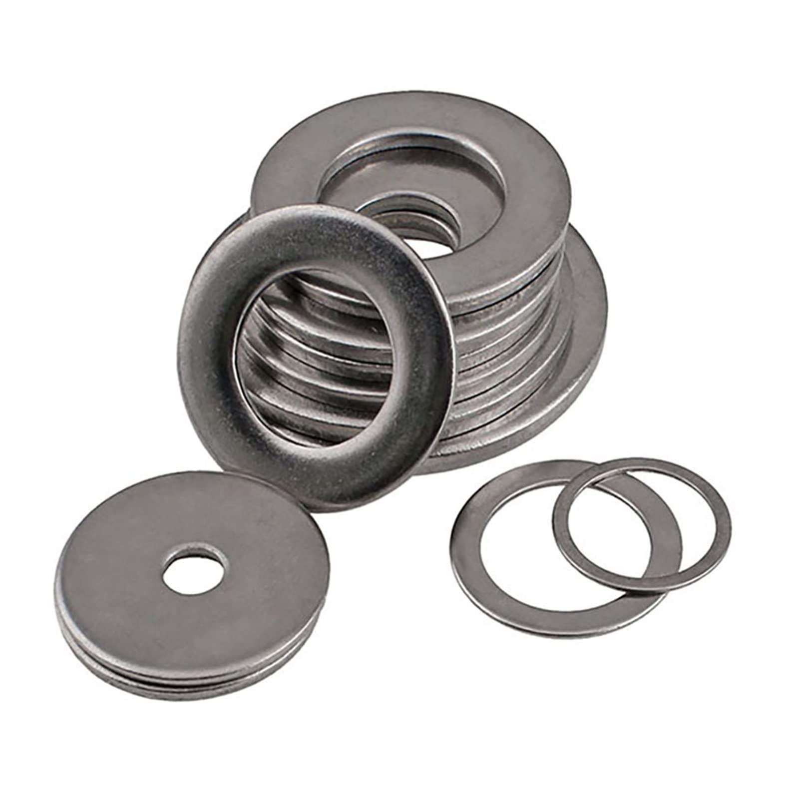 Rondelle piatte, rondelle in acciaio inox, Guarnizione piatta for bullone con rondelle piane in acciaio inossidabile 304 da 20 pezzi(M24X85X6.0)
