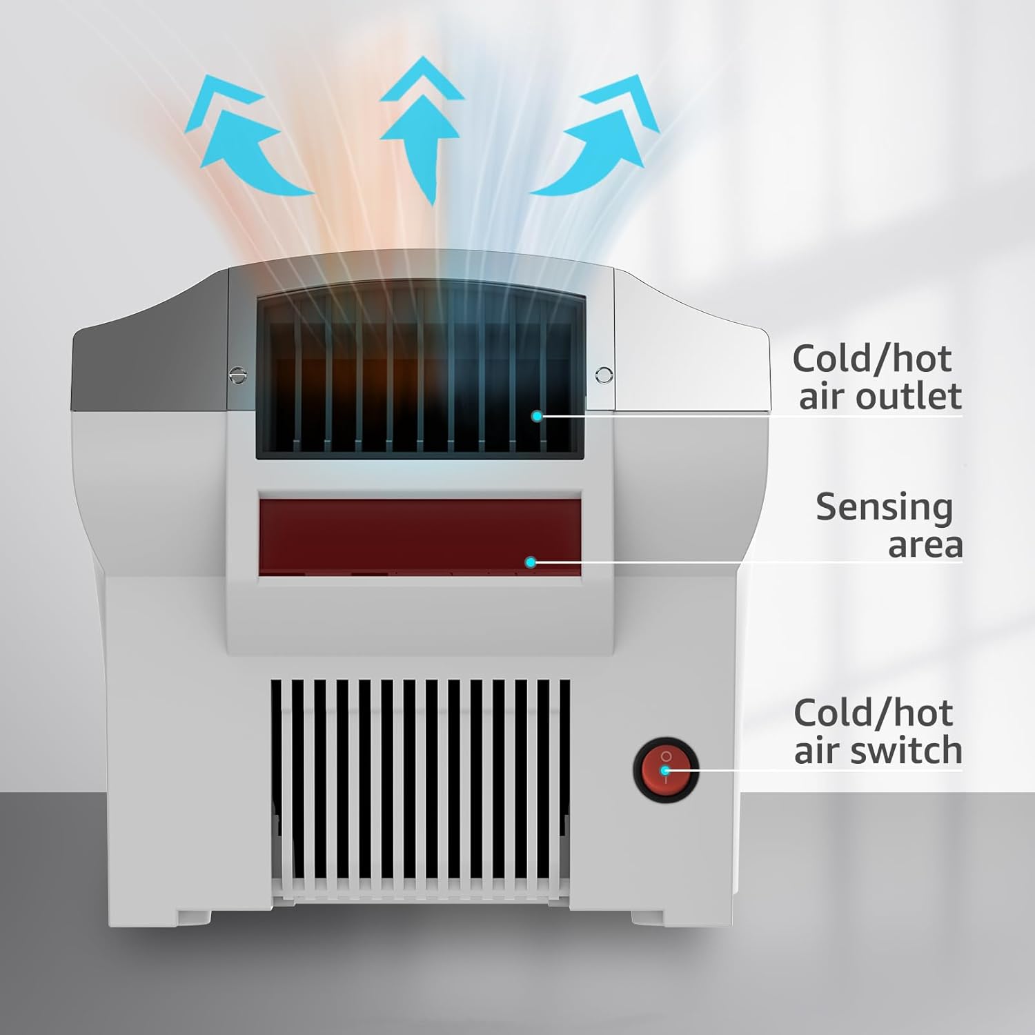 modunful Hand Dryers for Bathrooms Commercial, Electric Hand Dryer Touchless, Extra Quiet Low Noise(40db), Wall Mounted Type(1600W) (White)