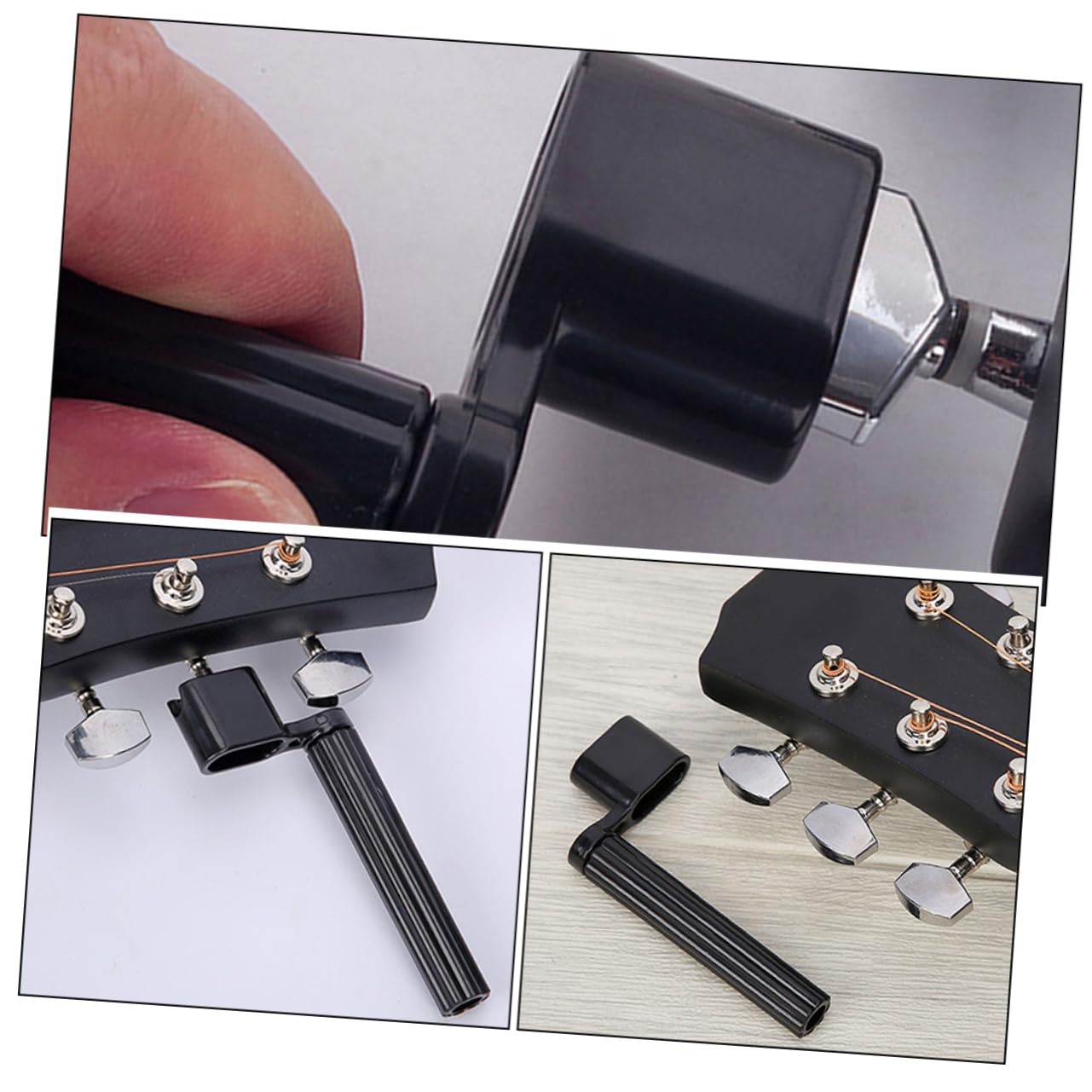 ibasenice Guitar String Winder Tool 10pcs Guitar Peg Winder Quick Easy String Change for Guitar Ukulele