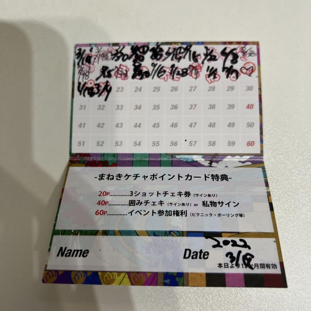 Amazon.co.jp: まねきケチャ スタンプカード 20ポイント : おもちゃ