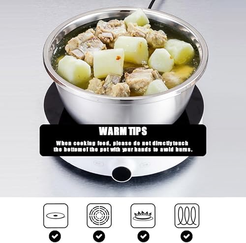 Miniatura 6 de Slowtee Rallador de acero inoxidable 3 en 1 con colador de drenaje para ensalada de frutas y verduras como cesta de lavado en la cocina