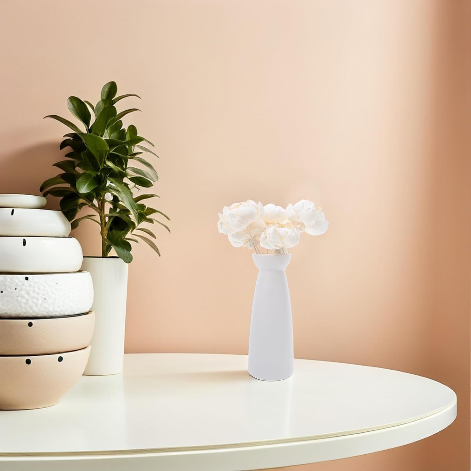 Peony Flower Pith Paper Wood Reed Diffuser Sticks with 5pcs
