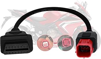 Amazon.co.jp: AMHTDOL 6ピン OBD2 アダプターケーブル、Guzzi