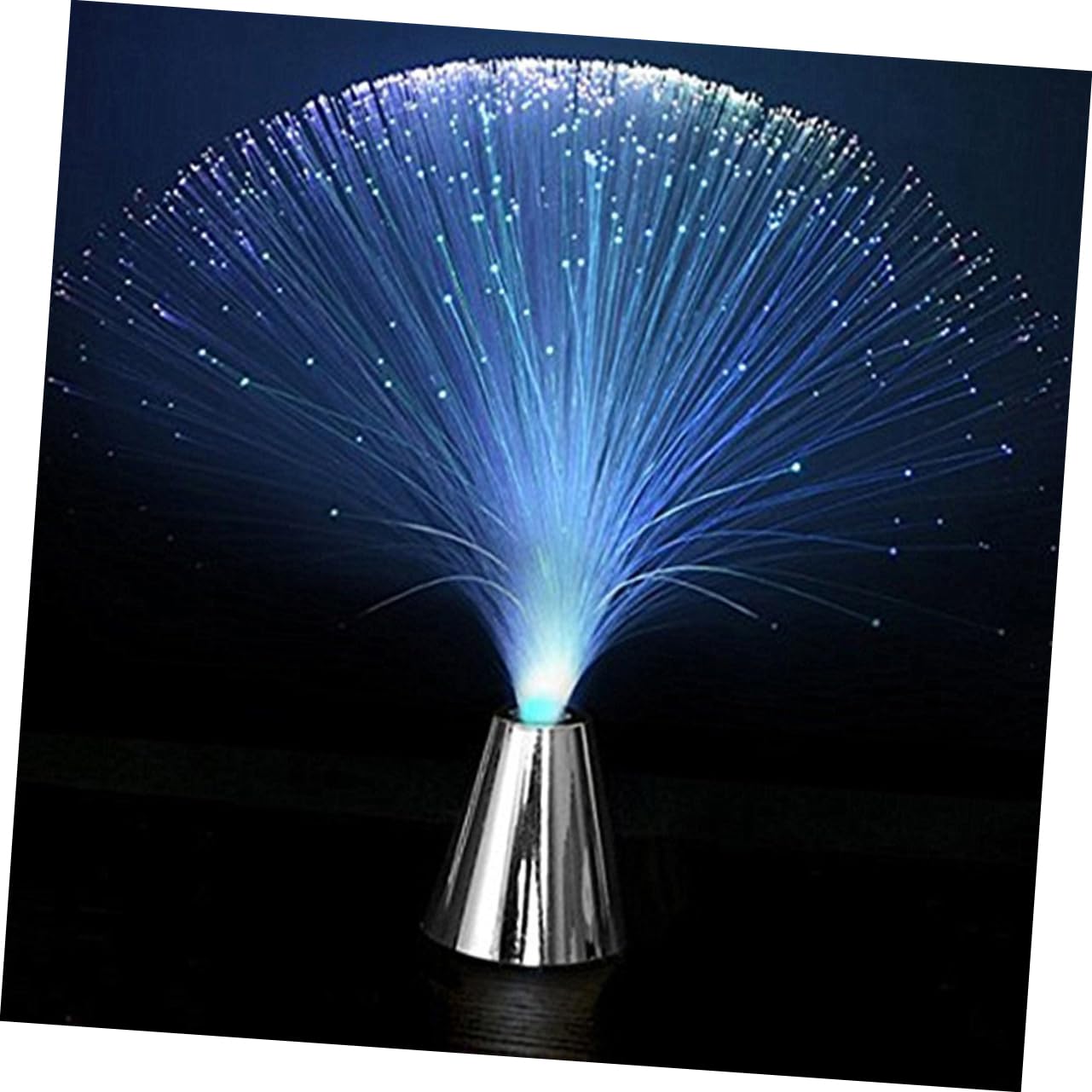 balacoo 4Pcs Colorful Fiber Optic Lamp LED Lights for Home Decor Party Bar and Festivals Battery Operated Not Included Energy Efficient Durable Optical Fiber Design