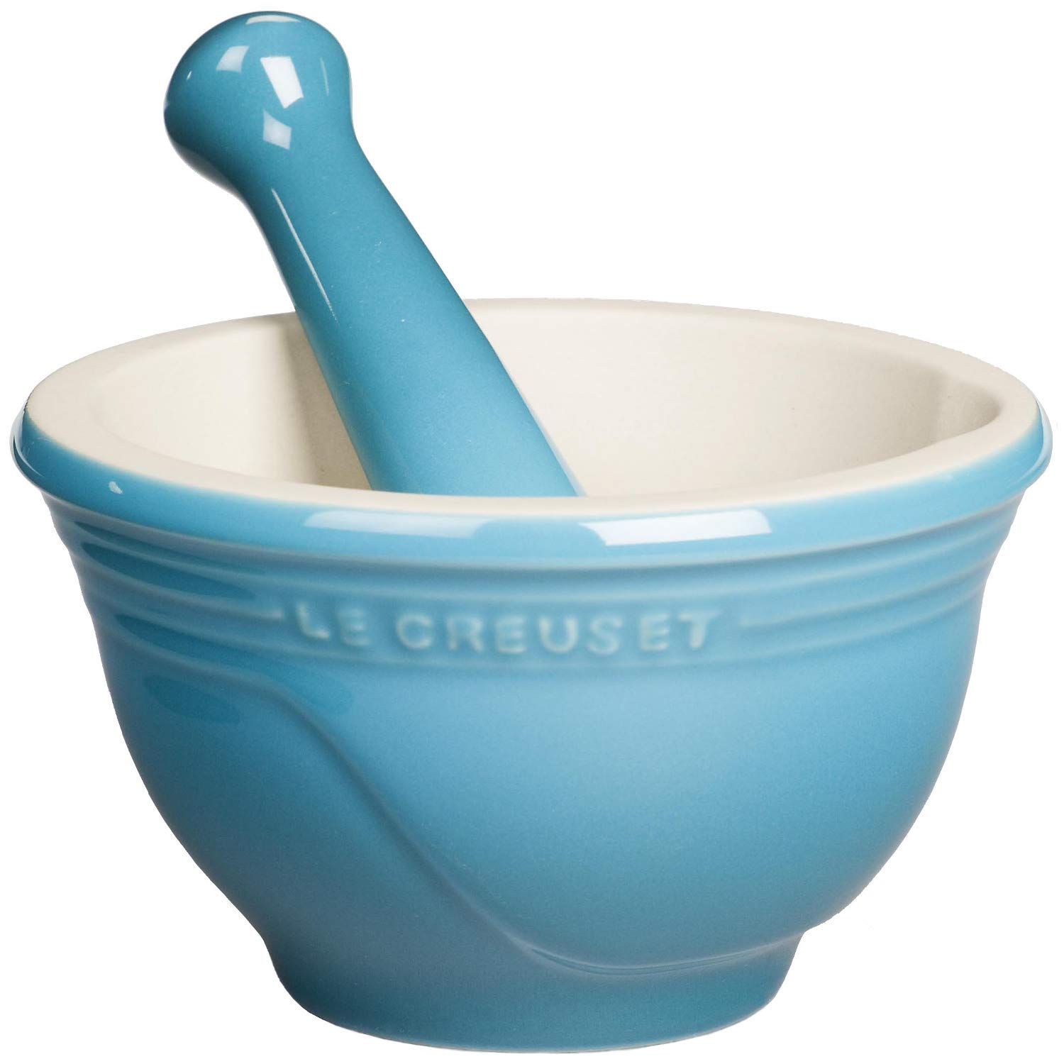 【新品】ストーン製すり鉢セット・インテリア Amazon | Le Creuset ストーンウェア すり鉢とすりこぎセット 10オンス