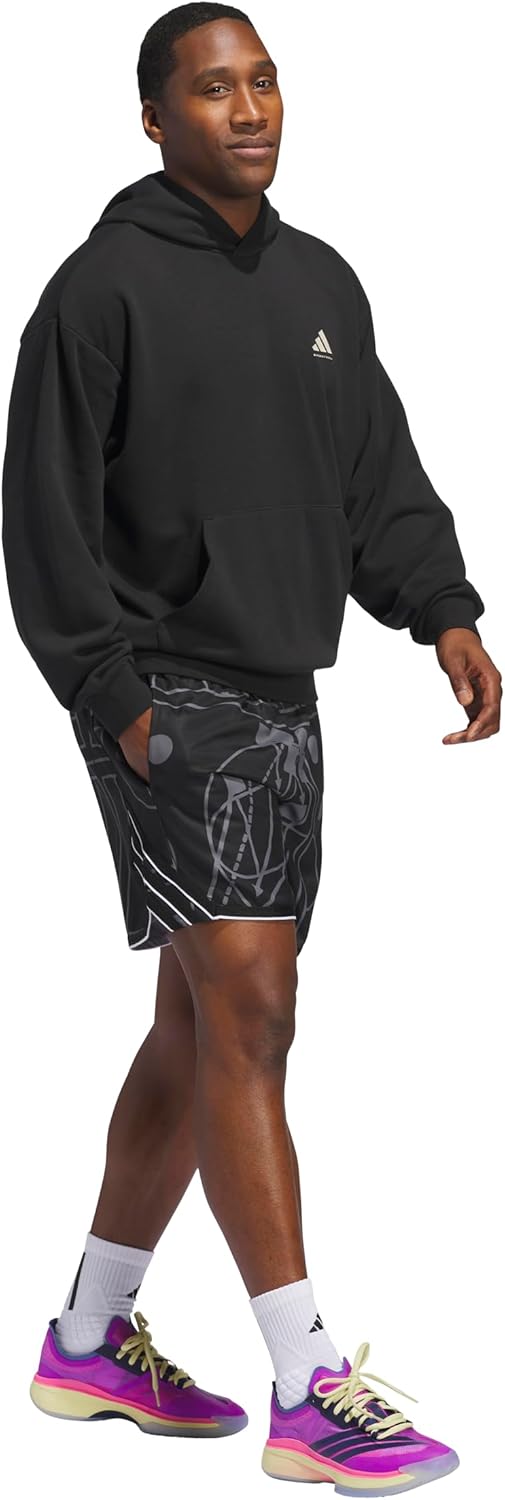 adidas Mens Crazylite All Over Printed Basketball Shorts
