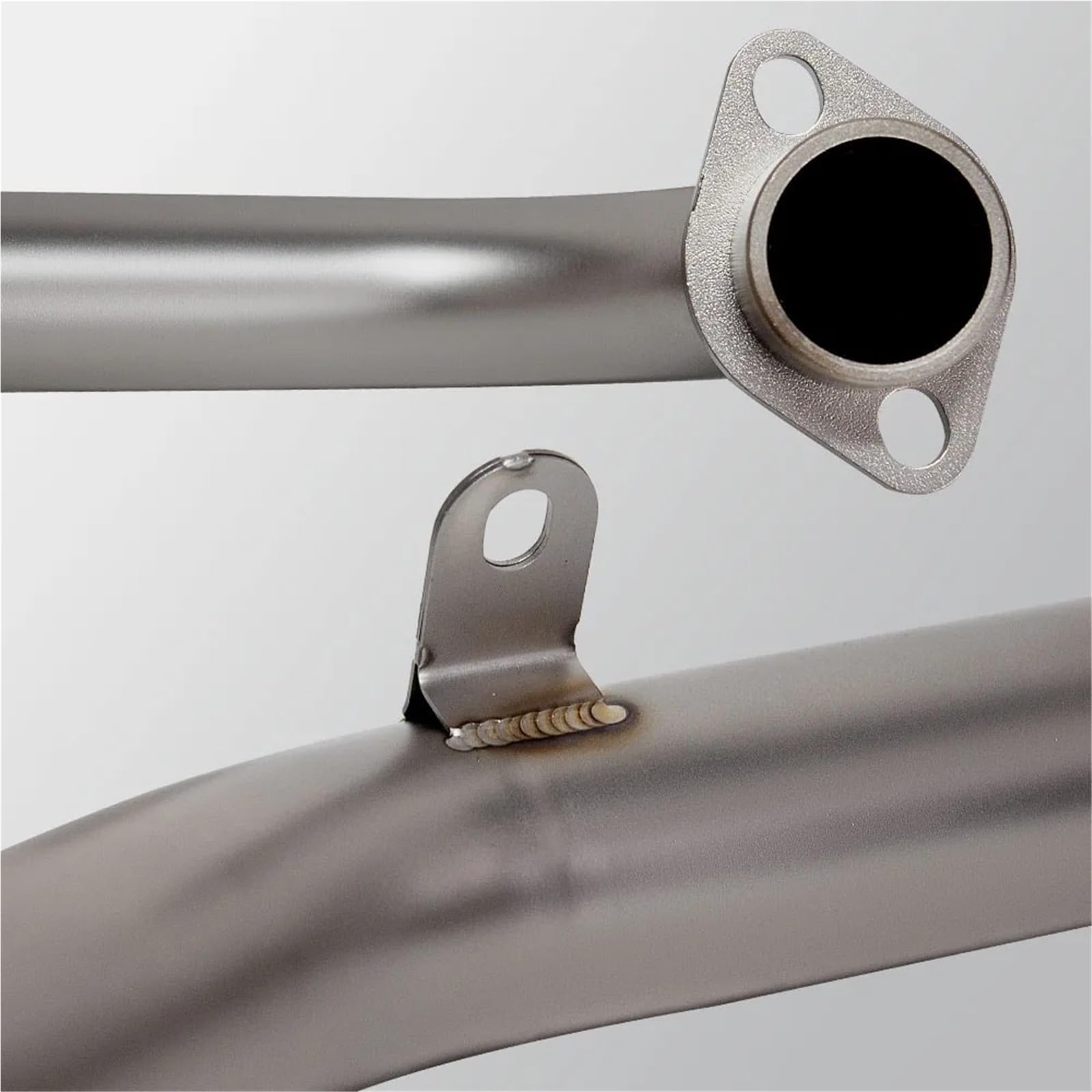 Escape Tubo Moto para Zontes ZT125 ZT 125 U1 G1 Z1 Z2 2021-2025 Colector De Enlace Delantero De 51 Mm con Tubo De Cabecera con Diseño De Panal Silenciadores