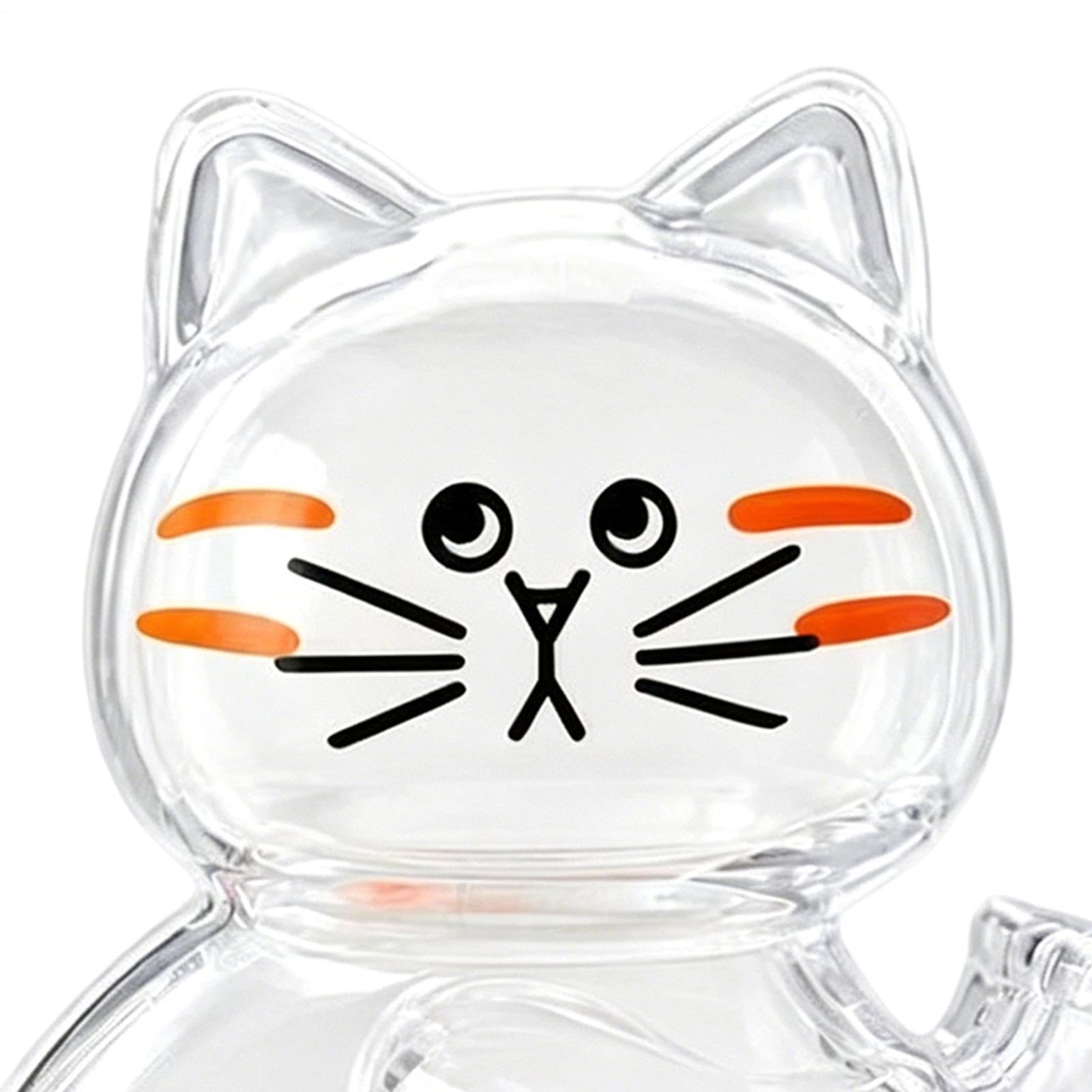 Raccoglipelo Gatto Trasparente Magnetico Scatola Raccoglipeli Commemorativa