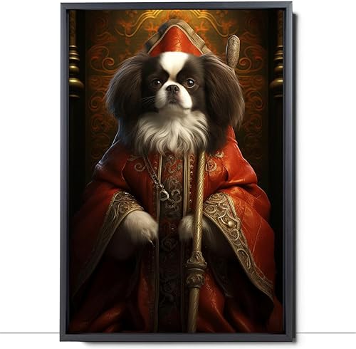 Miniatura 1129 de Thuan Chow Chow Retrato de mascota con disfraz real de perro en un disfraz retrato de perro con vestimenta Retrato medieval de mascota retrato