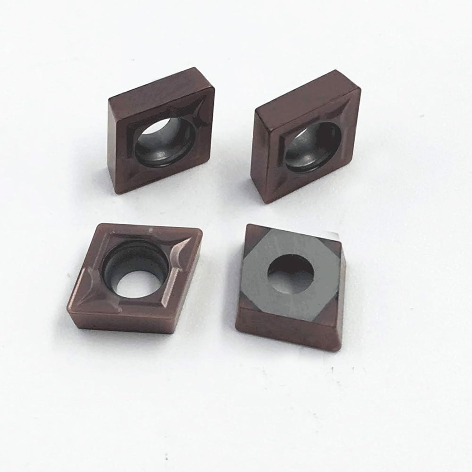 CCMT21.51 CCMT060204 DCMT21.51 DCMT070204 - Inserti in metallo duro, inserto CCMT, inserti di ricambio per tornio rivestito in mutilstrato, 20 pezzi (DCMT21.51 + CCMT21.51)