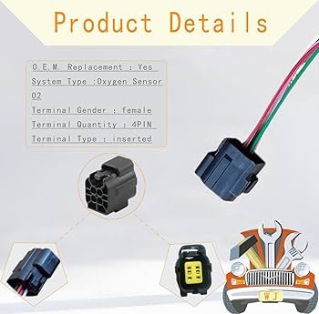 Amazon.com: Pack of 1PCS Oxygen Sensor O2 Connector Plug