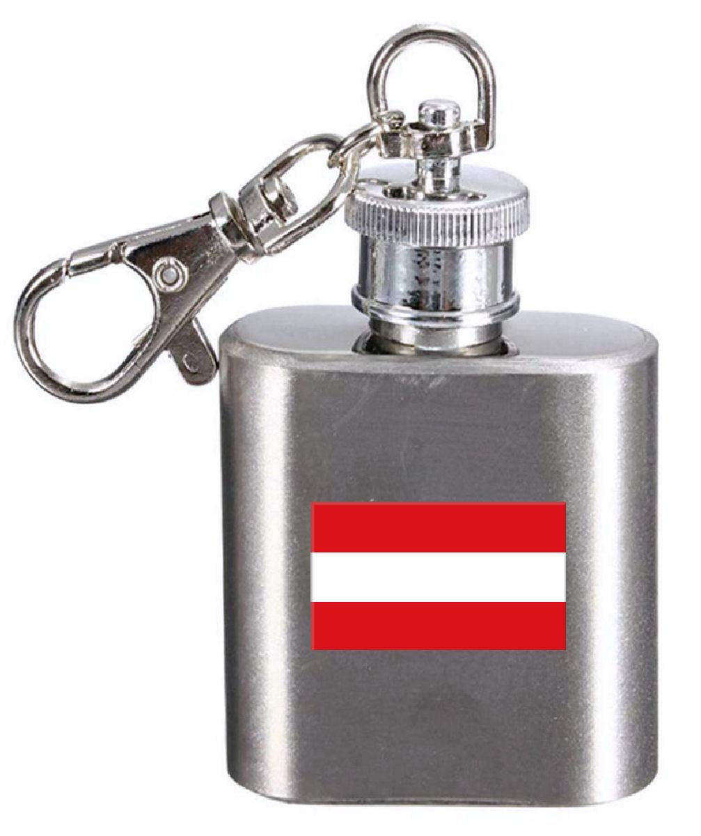 Porte-clés flasque cadeau original Belgique Louvain souvenir gravé pour homme et collectionneur
