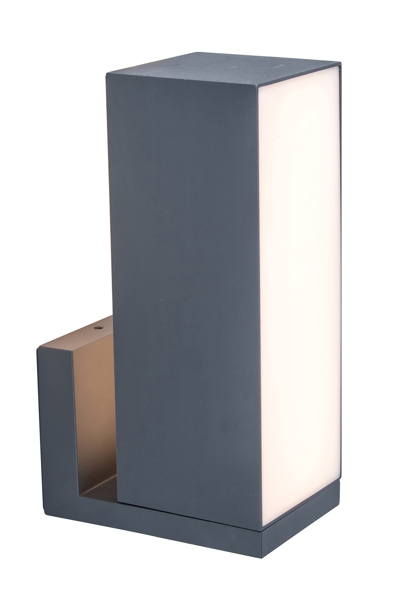 Lutec 1 5193810118 Wall Light, Cast Aluminium, 25.6X9.3x14.4