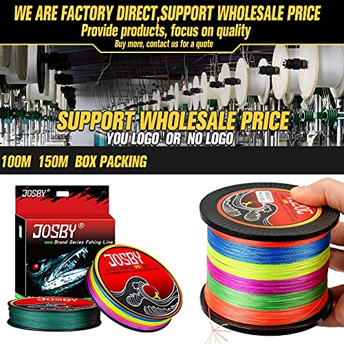 WEARRR Ligne de pêche tressée 8 brins 4 tissers multifilament PE Super Forte Ligne Japonaise Carpe 100m 300m 500m 1000m… - Image 8