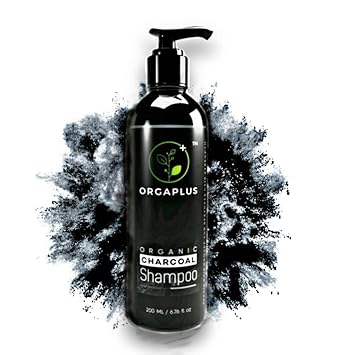 Natural Charcoal shampoo For Oily Scalp To Eliminate Dandruff, Improve Hair Growth For Men and women, Paraben & sulfate free, 200ml