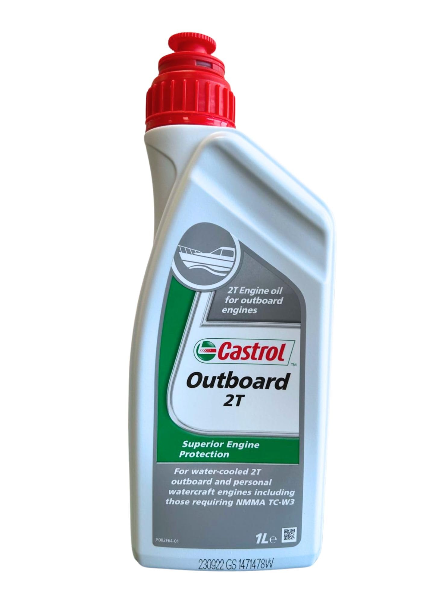 LUBRIALPHA - Outboard 2T Olio Motore 2 Tempi | Lubrificante Fuoribordo | Protezione Anti-Usura | Controllo Depositi | Include Portachiavi Cavatappi | Conf. 3x1lt