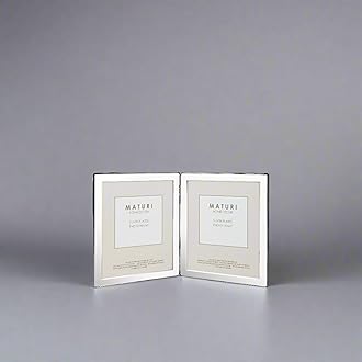 Flat Edge Double Silver Plated Frame - 6" x 8"
