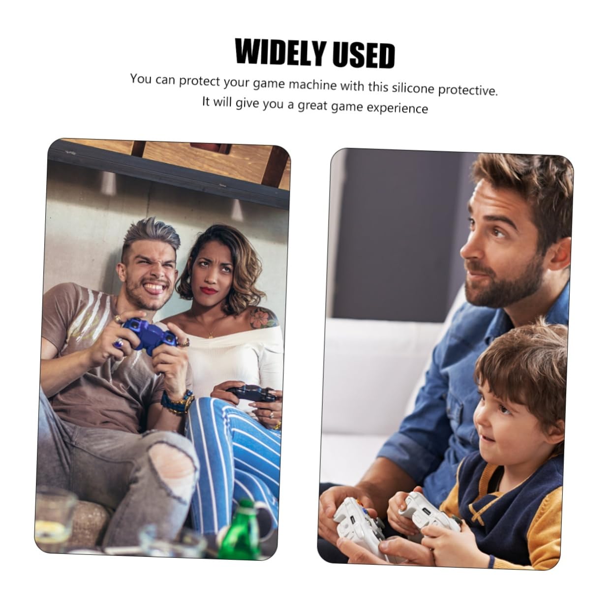 Angoily 3pezzi Cover Protettiva Silicone Antiscivolo Per Custodia Shock Console Protezione Urti All