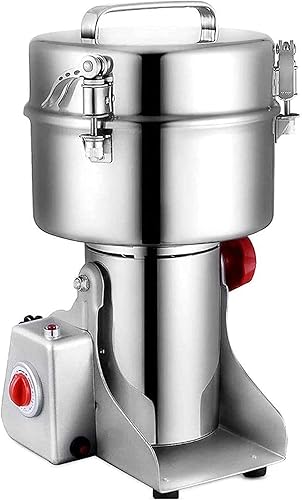 Electric Grinder Traditional Chinese Medicine Food Dry Grinder High Speed Electric Grinder Stainless Steel Grain