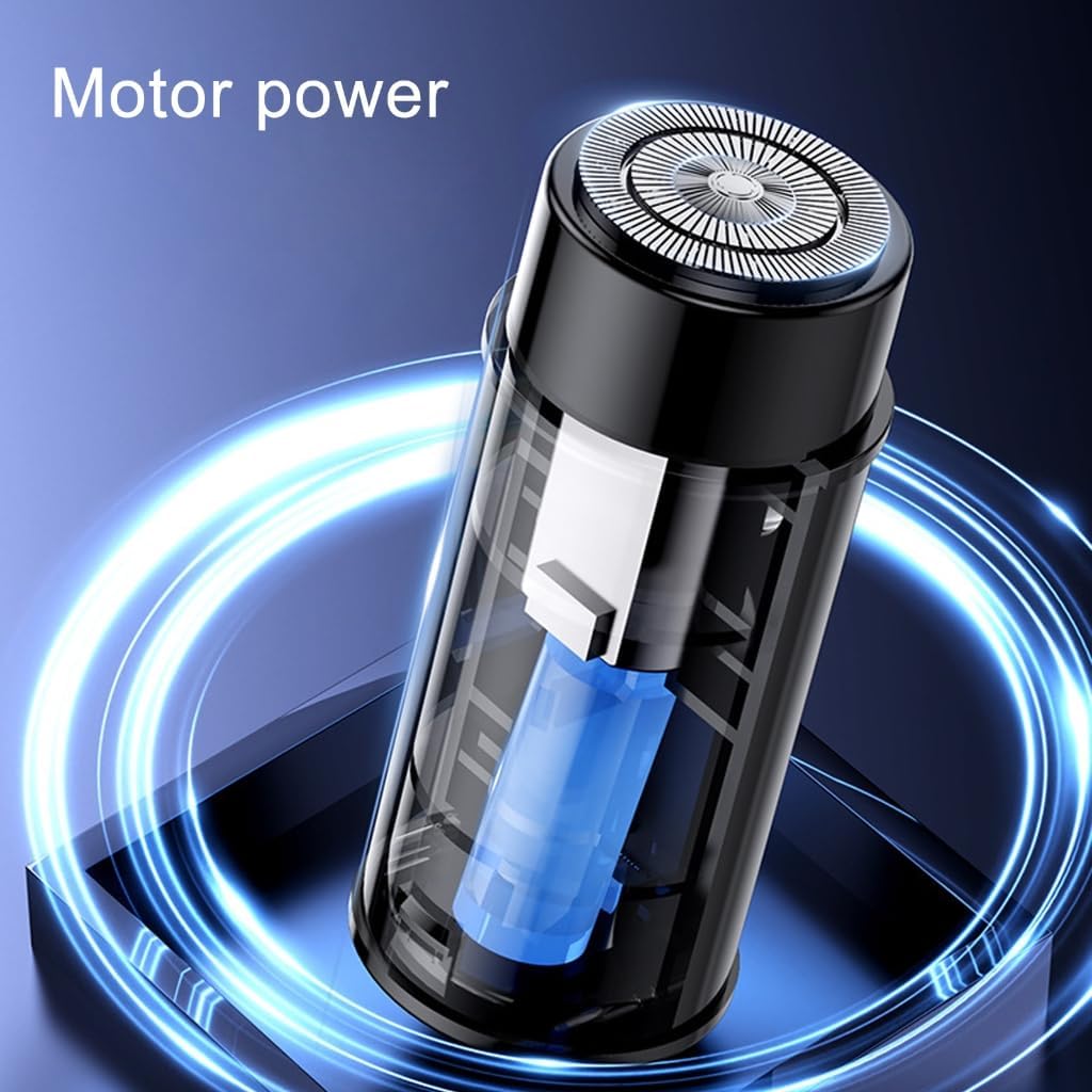Small Rechargeable Men Shaver for Outdoor Grooming Wet and Dry Shaver Efficient Shaving Tool Rechargeable Travel Trimmer