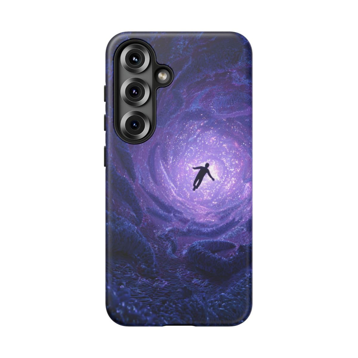 Carcasa Samsung S25 túnel cósmico tentáculos funda mate 5